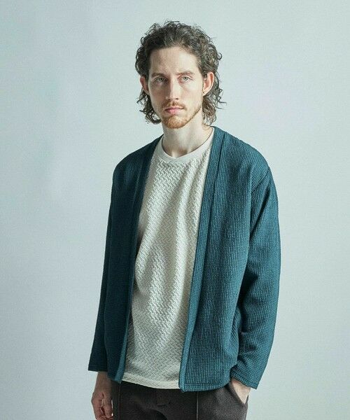 MEN'S BIGI / メンズビギ Tシャツ | シャーリングジャカードロングスリーブTシャツ | 詳細5