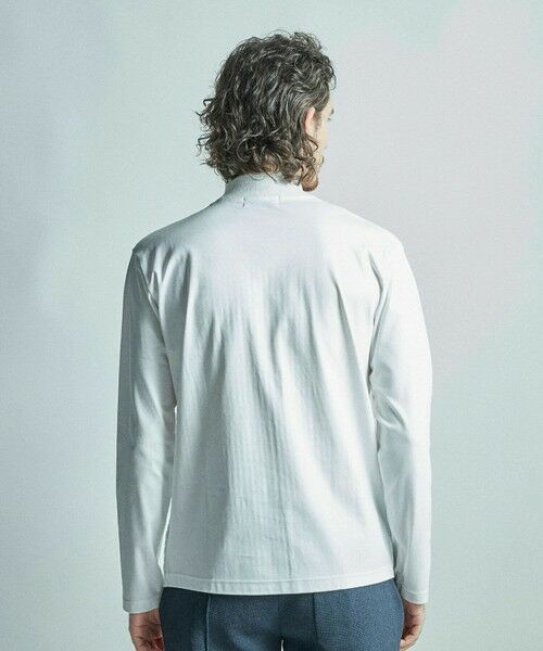 MEN'S BIGI / メンズビギ Tシャツ | ニットコンビ モックネック長袖Tシャツ | 詳細3