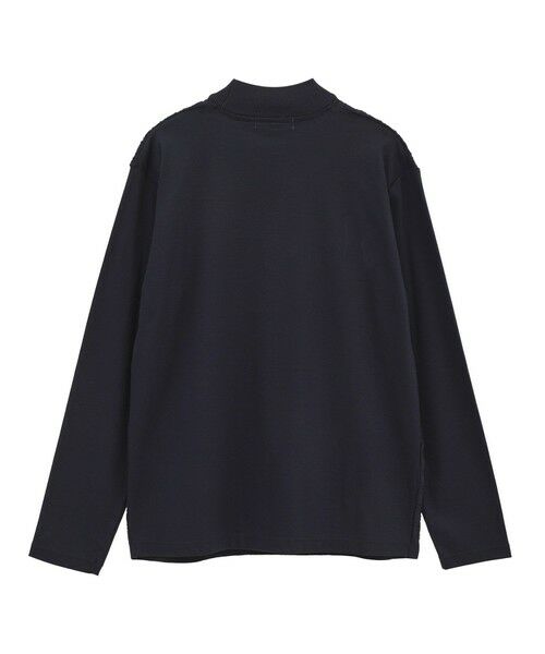 MEN'S BIGI / メンズビギ Tシャツ | ニットコンビ モックネック長袖Tシャツ | 詳細14