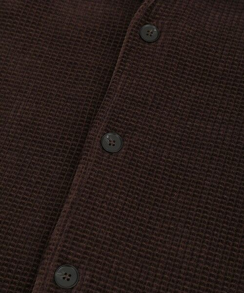 MEN'S BIGI / メンズビギ Tシャツ | ベロア調コールワッフル カバーオールジャケット | 詳細12