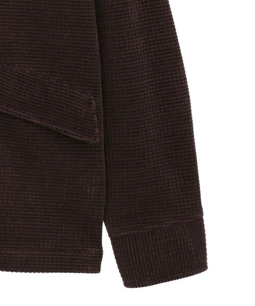 MEN'S BIGI / メンズビギ Tシャツ | ベロア調コールワッフル カバーオールジャケット | 詳細14