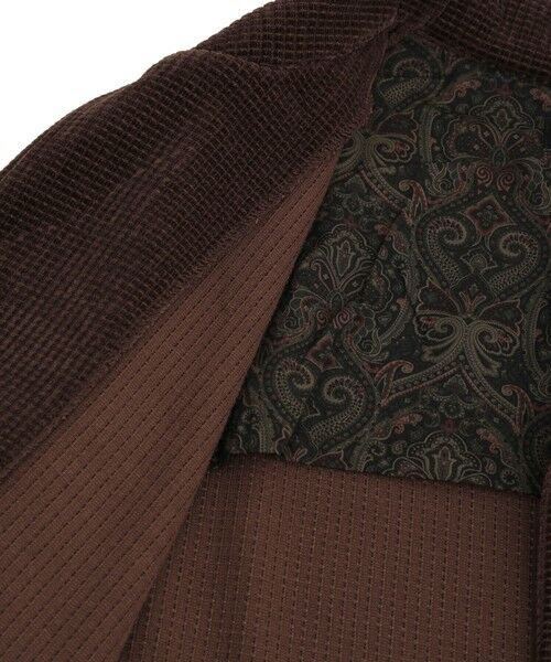 MEN'S BIGI / メンズビギ Tシャツ | ベロア調コールワッフル カバーオールジャケット | 詳細15