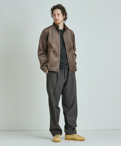 MEN'S BIGI / メンズビギ ブルゾン | ベロアキルトステッチブルゾン | 詳細14