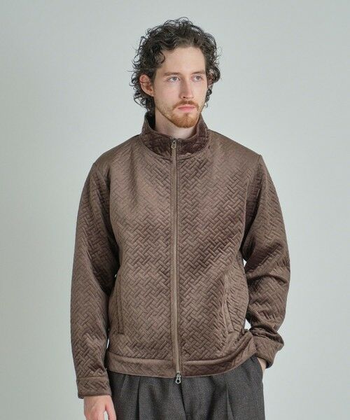 MEN'S BIGI / メンズビギ ブルゾン | ベロアキルトステッチブルゾン | 詳細11