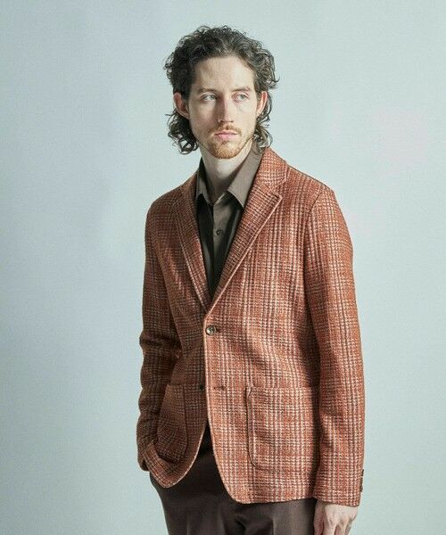 MEN'S BIGI / メンズビギ その他アウター | ジャガードニット グレンチェックジャケット | 詳細3