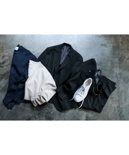 MEN'S BIGI / メンズビギ Tシャツ | 【COLE HAAN/コール ハーン】別注スエードタッチモックネックロングTシャツ | 詳細2