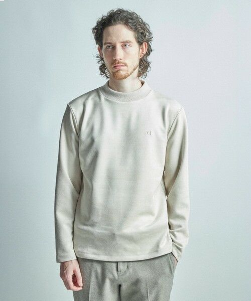 MEN'S BIGI / メンズビギ Tシャツ | 【COLE HAAN/コール ハーン】別注スエードタッチモックネックロングTシャツ | 詳細3