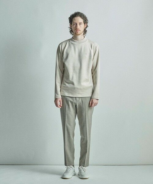 MEN'S BIGI / メンズビギ Tシャツ | 【COLE HAAN/コール ハーン】別注スエードタッチモックネックロングTシャツ | 詳細8