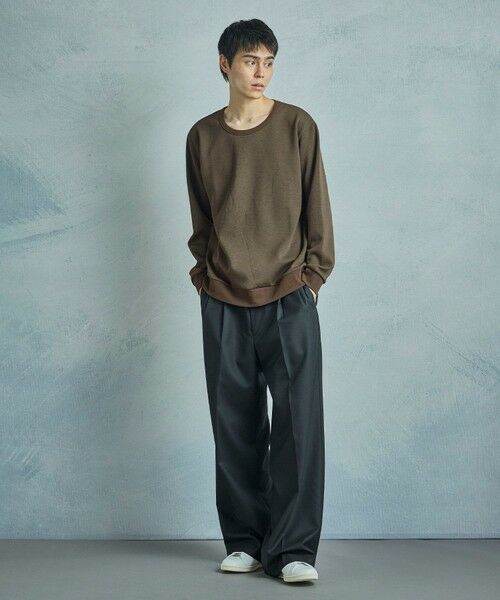 MEN'S BIGI / メンズビギ スウェット | ライトダンボールスウェットロングTシャツ | 詳細12