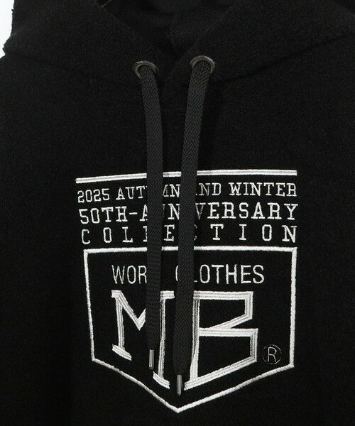 MEN'S BIGI / メンズビギ スウェット | 【50th Anniv . 菊池武夫】WOOL BOA HOODIE | 詳細3