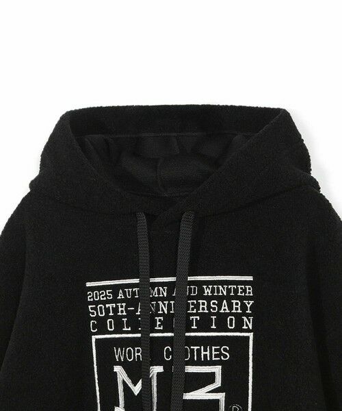 MEN'S BIGI / メンズビギ スウェット | 【50th Anniv . 菊池武夫】WOOL BOA HOODIE | 詳細1