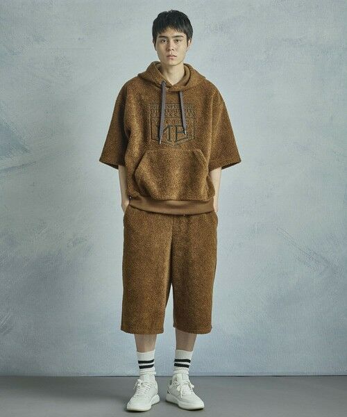 MEN'S BIGI / メンズビギ スウェット | 【50th Anniv . 菊池武夫】WOOL BOA HOODIE | 詳細21