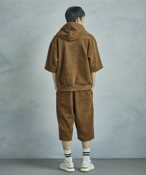 MEN'S BIGI / メンズビギ スウェット | 【50th Anniv . 菊池武夫】WOOL BOA HOODIE | 詳細23