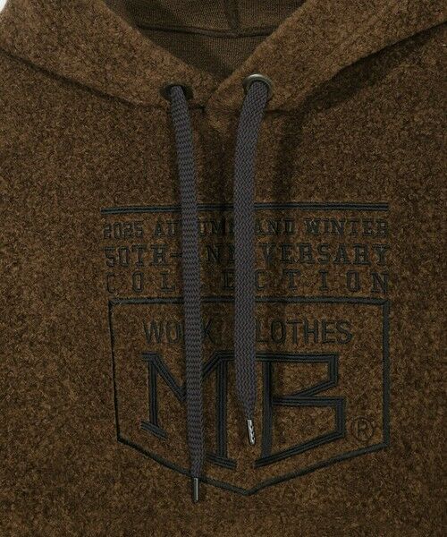 MEN'S BIGI / メンズビギ スウェット | 【50th Anniv . 菊池武夫】WOOL BOA HOODIE | 詳細14