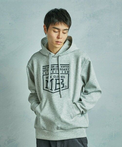 MEN'S BIGI / メンズビギ スウェット | 【50th Anniv . 菊池武夫】LOGO HOODIE | 詳細11