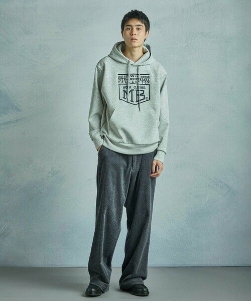 MEN'S BIGI / メンズビギ スウェット | 【50th Anniv . 菊池武夫】LOGO HOODIE | 詳細12