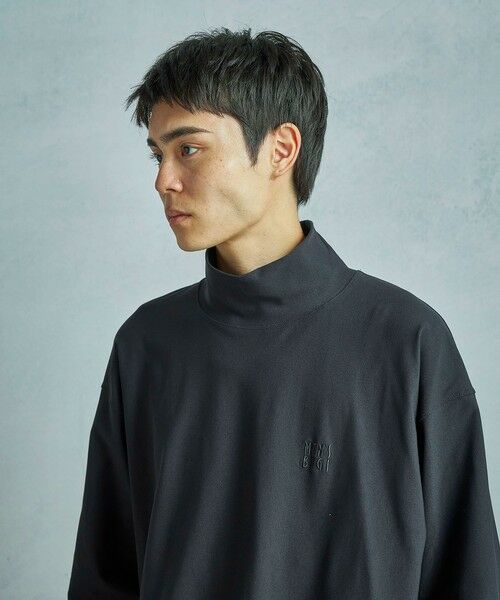 MEN'S BIGI / メンズビギ Tシャツ | 【50th Anniv . 中田 慎介】NYLON TURTLENECK CUT SEW | 詳細4