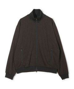 MEN'S BIGI / メンズビギ ブルゾン | 【50th Anniv . 中田 慎介】 SUEDE LIKE/HOUND’S TOOTH TRACK JACKET