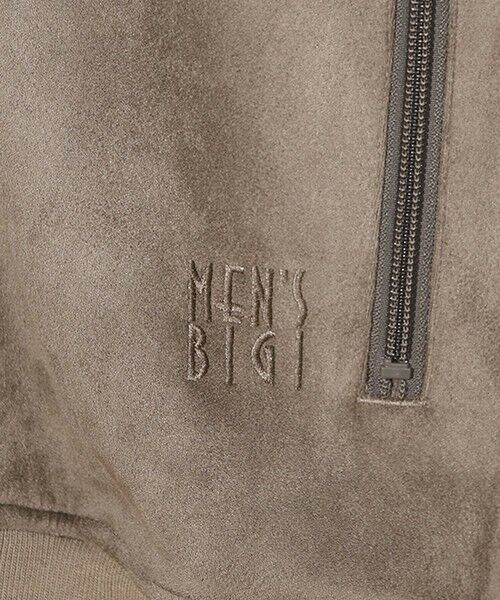 MEN'S BIGI / メンズビギ ブルゾン | 【50th Anniv . 中田 慎介】 SUEDE LIKE/HOUND’S TOOTH TRACK JACKET | 詳細8