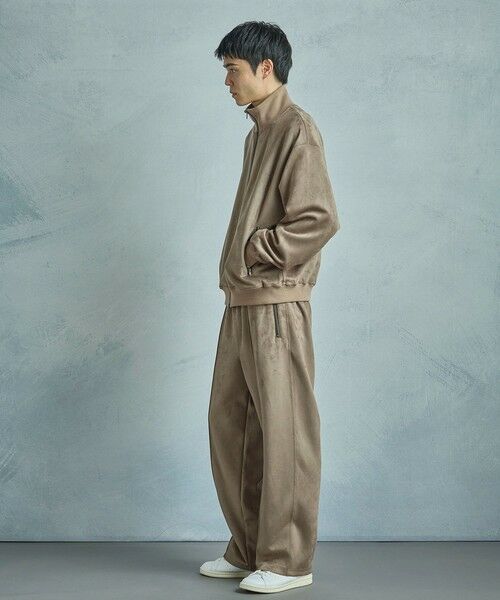 MEN'S BIGI / メンズビギ ブルゾン | 【50th Anniv . 中田 慎介】 SUEDE LIKE/HOUND’S TOOTH TRACK JACKET | 詳細2