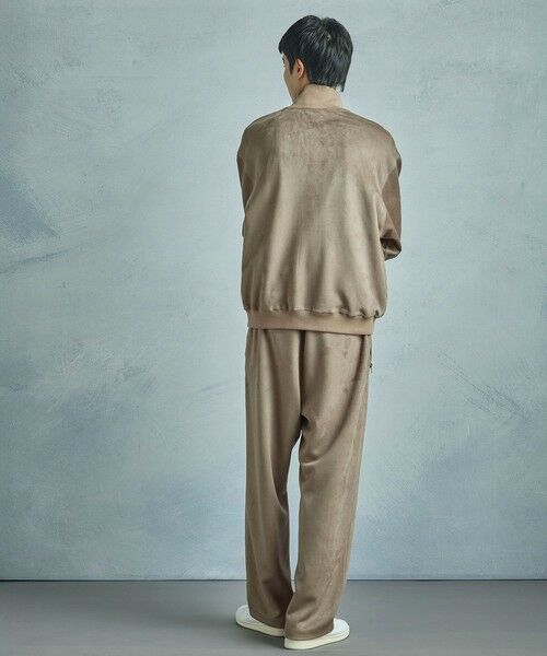 MEN'S BIGI / メンズビギ ブルゾン | 【50th Anniv . 中田 慎介】 SUEDE LIKE/HOUND’S TOOTH TRACK JACKET | 詳細3