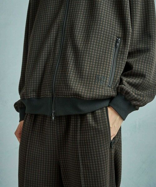 MEN'S BIGI / メンズビギ ブルゾン | 【50th Anniv . 中田 慎介】 SUEDE LIKE/HOUND’S TOOTH TRACK JACKET | 詳細14