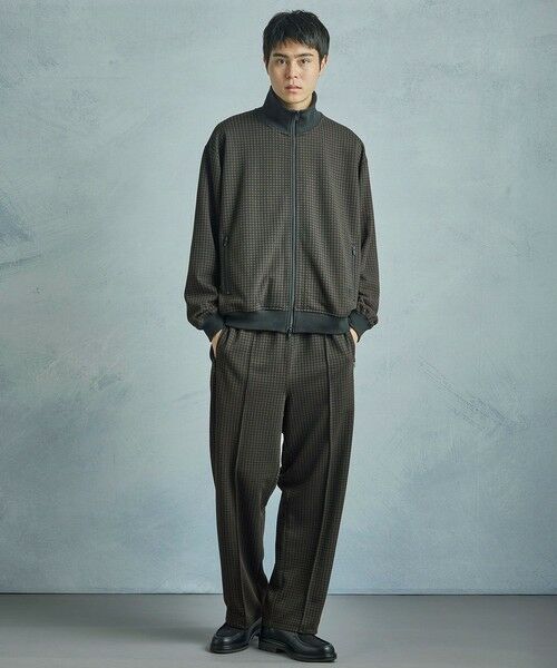 MEN'S BIGI / メンズビギ ブルゾン | 【50th Anniv . 中田 慎介】 SUEDE LIKE/HOUND’S TOOTH TRACK JACKET | 詳細17