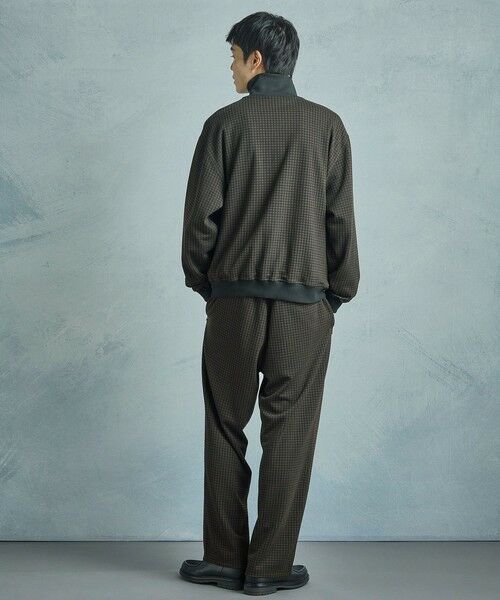 MEN'S BIGI / メンズビギ ブルゾン | 【50th Anniv . 中田 慎介】 SUEDE LIKE/HOUND’S TOOTH TRACK JACKET | 詳細10