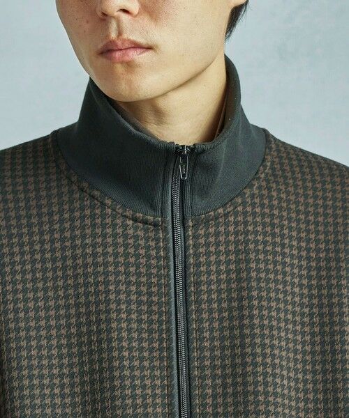 MEN'S BIGI / メンズビギ ブルゾン | 【50th Anniv . 中田 慎介】 SUEDE LIKE/HOUND’S TOOTH TRACK JACKET | 詳細12