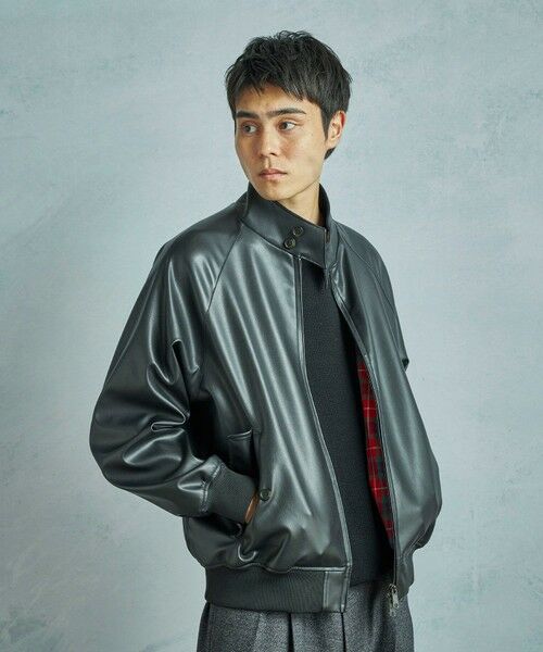 MEN'S BIGI / メンズビギ ブルゾン | 【BARACUTA/バラクータ】別注フェイクレザーG9ハリントンジャケット | 詳細12