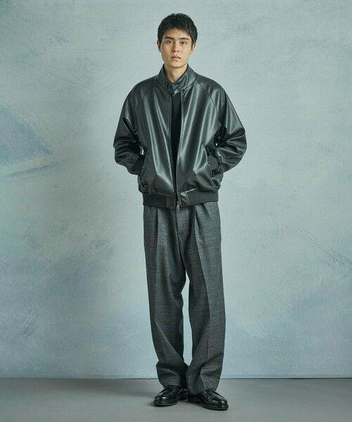 MEN'S BIGI / メンズビギ ブルゾン | 【BARACUTA/バラクータ】別注フェイクレザーG9ハリントンジャケット | 詳細19