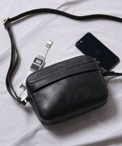 MEN'S BIGI / メンズビギ ショルダーバッグ | 【SEEKER/シーカー×UNIONSTATION別注】牛革ミニショルダーバッグ / カメラバッグ