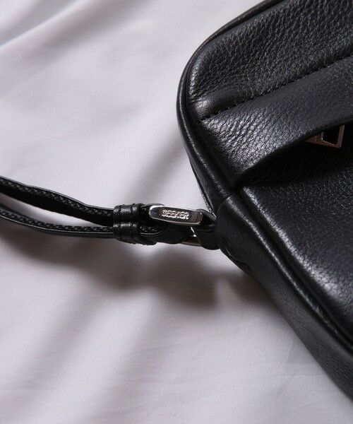 MEN'S BIGI / メンズビギ ショルダーバッグ | 【SEEKER/シーカー×UNIONSTATION別注】牛革ミニショルダーバッグ / カメラバッグ | 詳細10
