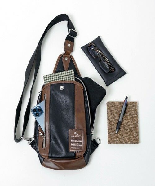 MEN'S BIGI / メンズビギ メッセンジャーバッグ・ウエストポーチ | PRO-SPERITY別注ボディバッグ | 詳細9