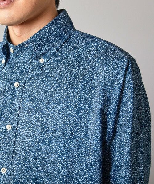 MEN'S BIGI / メンズビギ シャツ・ブラウス | レギュラーフィットクールタッチ フラワープリントシャツ | 詳細5