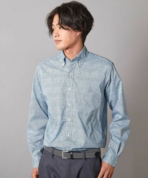 MEN'S BIGI / メンズビギ シャツ・ブラウス | レギュラーフィットクールタッチ フラワープリントシャツ | 詳細8