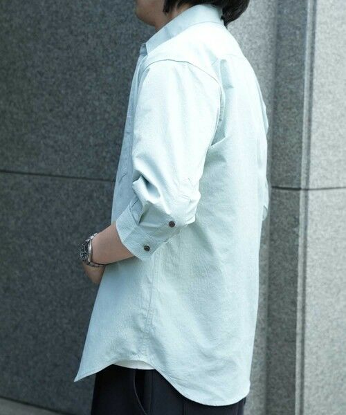 MEN'S BIGI / メンズビギ シャツ・ブラウス | ストレッチワッシャーワイドカラーシャツ | 詳細4