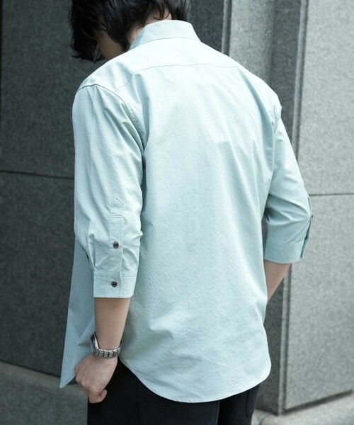 MEN'S BIGI / メンズビギ シャツ・ブラウス | ストレッチワッシャーワイドカラーシャツ | 詳細5