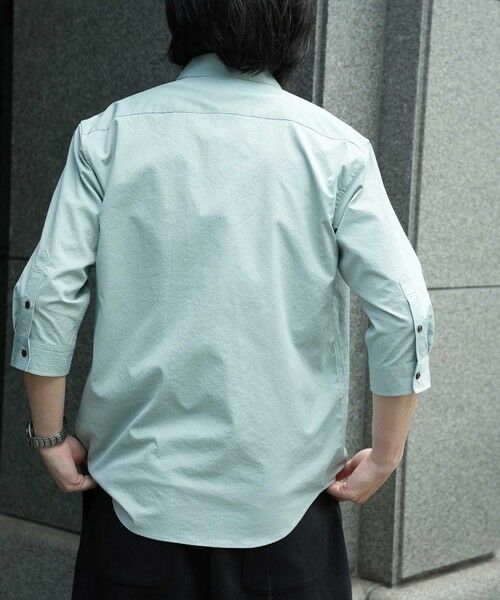 MEN'S BIGI / メンズビギ シャツ・ブラウス | ストレッチワッシャーワイドカラーシャツ | 詳細6