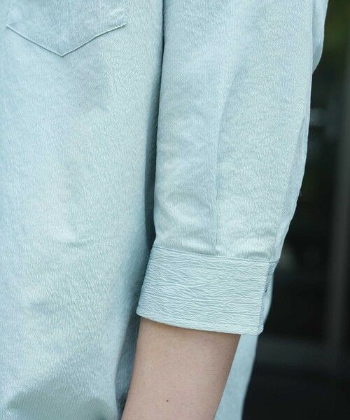 MEN'S BIGI / メンズビギ シャツ・ブラウス | ストレッチワッシャーワイドカラーシャツ | 詳細8