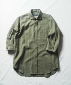 MEN'S BIGI / メンズビギ シャツ・ブラウス | COOL MAX フレンチリネン 7分袖シャツ