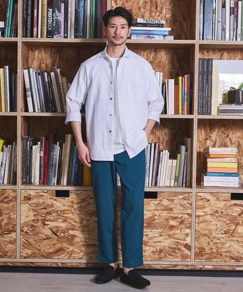 MEN'S BIGI / メンズビギ シャツ・ブラウス | COOL MAX フレンチリネン 7分袖シャツ | 詳細5