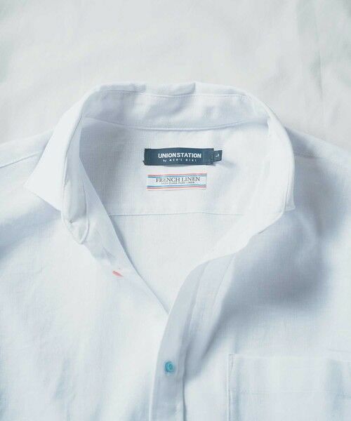 MEN'S BIGI / メンズビギ シャツ・ブラウス | COOL MAX フレンチリネン 7分袖シャツ | 詳細2