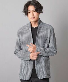MEN'S BIGI / メンズビギ テーラードジャケット | ポリニットスタンドカラーJKT