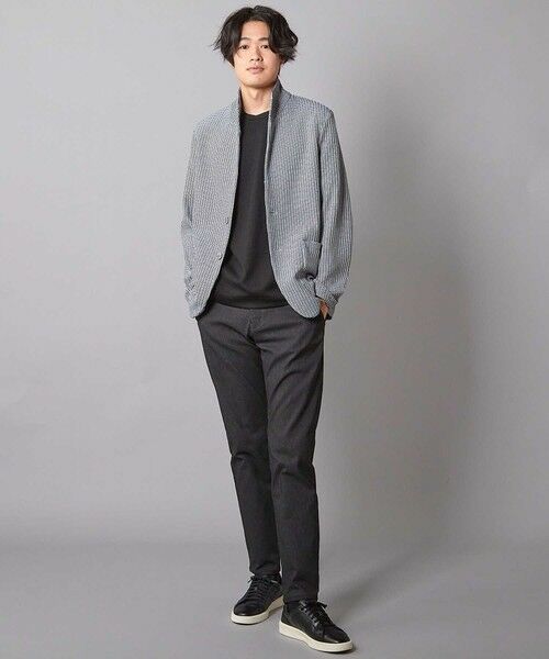 MEN'S BIGI / メンズビギ テーラードジャケット | ポリニットスタンドカラーJKT | 詳細5