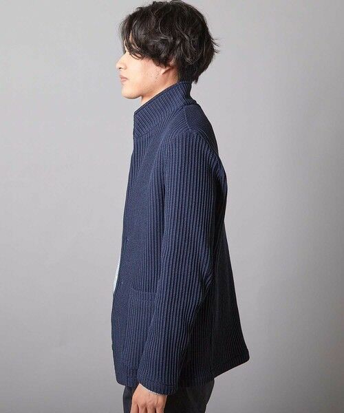 MEN'S BIGI / メンズビギ テーラードジャケット | ポリニットスタンドカラーJKT | 詳細6