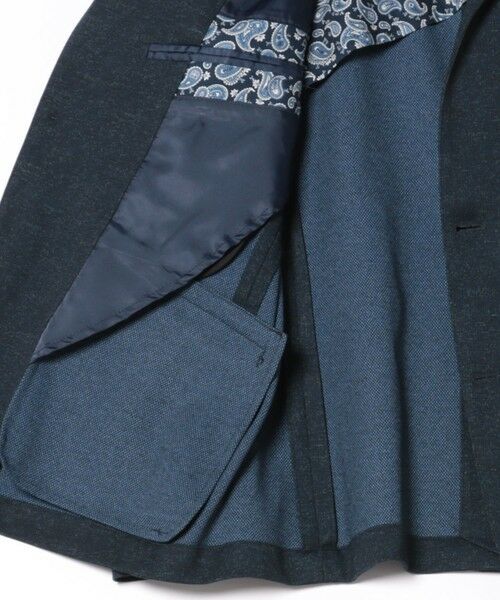 MEN'S BIGI / メンズビギ テーラードジャケット | 【セットアップ着用可】メランジプリントポンチテーラードジャケット | 詳細1