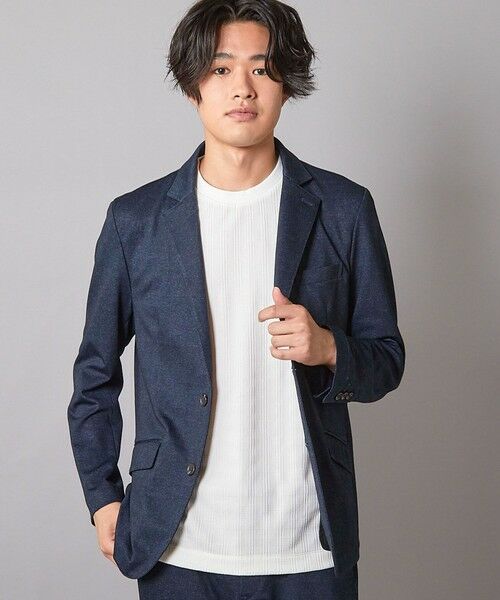 MEN'S BIGI / メンズビギ テーラードジャケット | 【セットアップ着用可】メランジプリントポンチテーラードジャケット | 詳細3