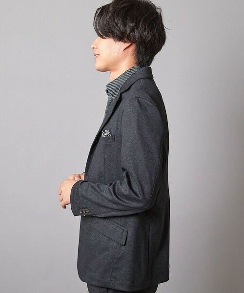 MEN'S BIGI / メンズビギ テーラードジャケット | 【セットアップ着用可】メランジプリントポンチテーラードジャケット | 詳細13