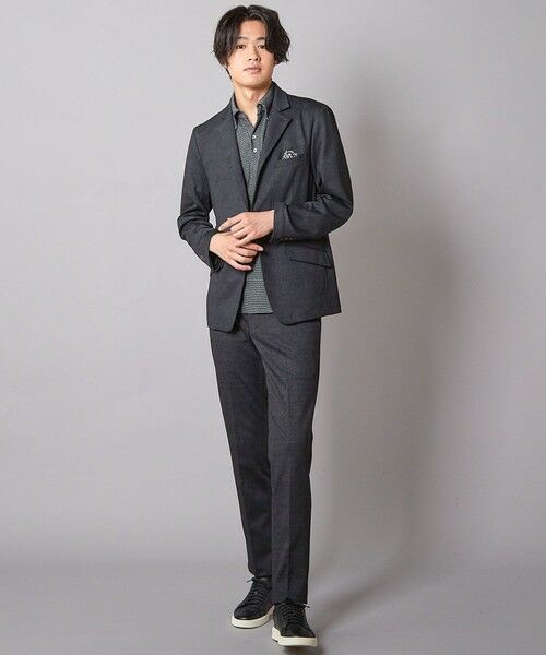 MEN'S BIGI / メンズビギ テーラードジャケット | 【セットアップ着用可】メランジプリントポンチテーラードジャケット | 詳細17